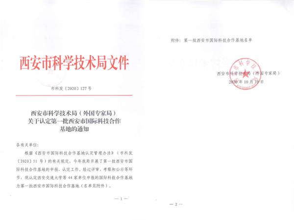 我校成功入选第一批西安市国...